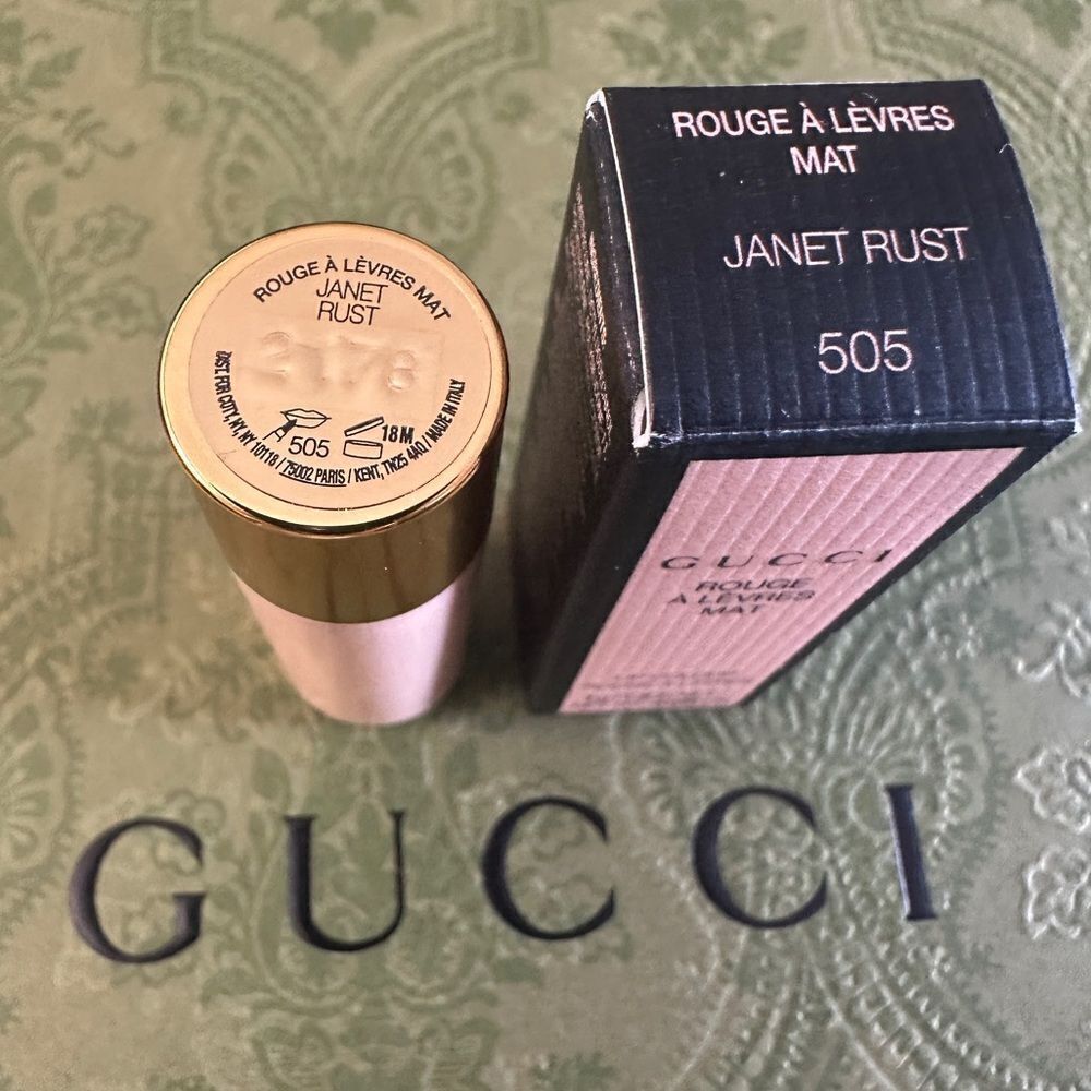 Gucci Rouge à Lèvres Mat Lipstick - Janet Rust 505 Gucci Rouge à Lèvres Lipstick - Picture 8 of 17